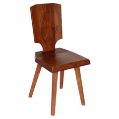 Pierre Chapo French Elm Dining Chair Model S28A