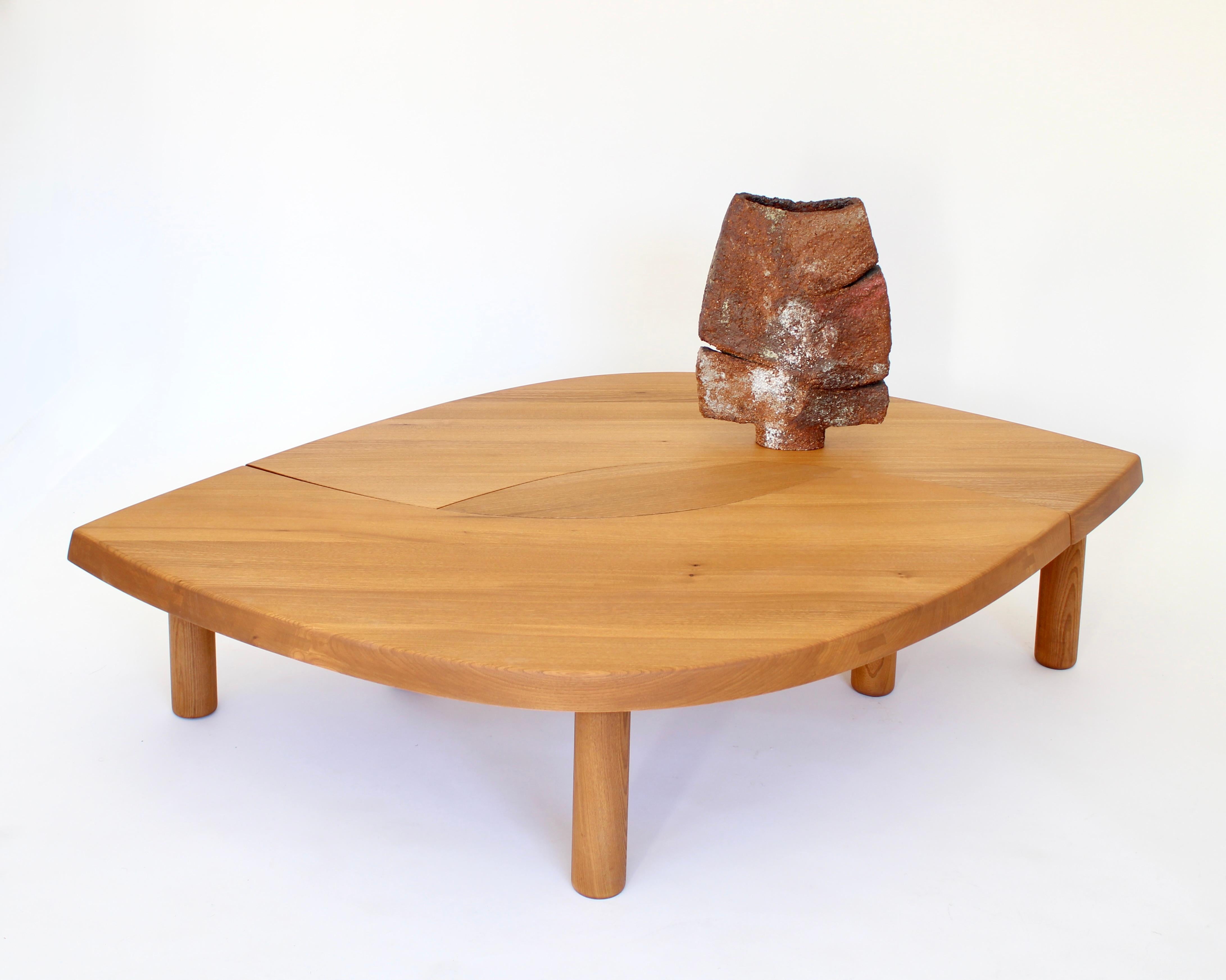Pierre Chapo Französisch Ulme Wood Couchtisch Modell T22 C 1970 im Angebot 7