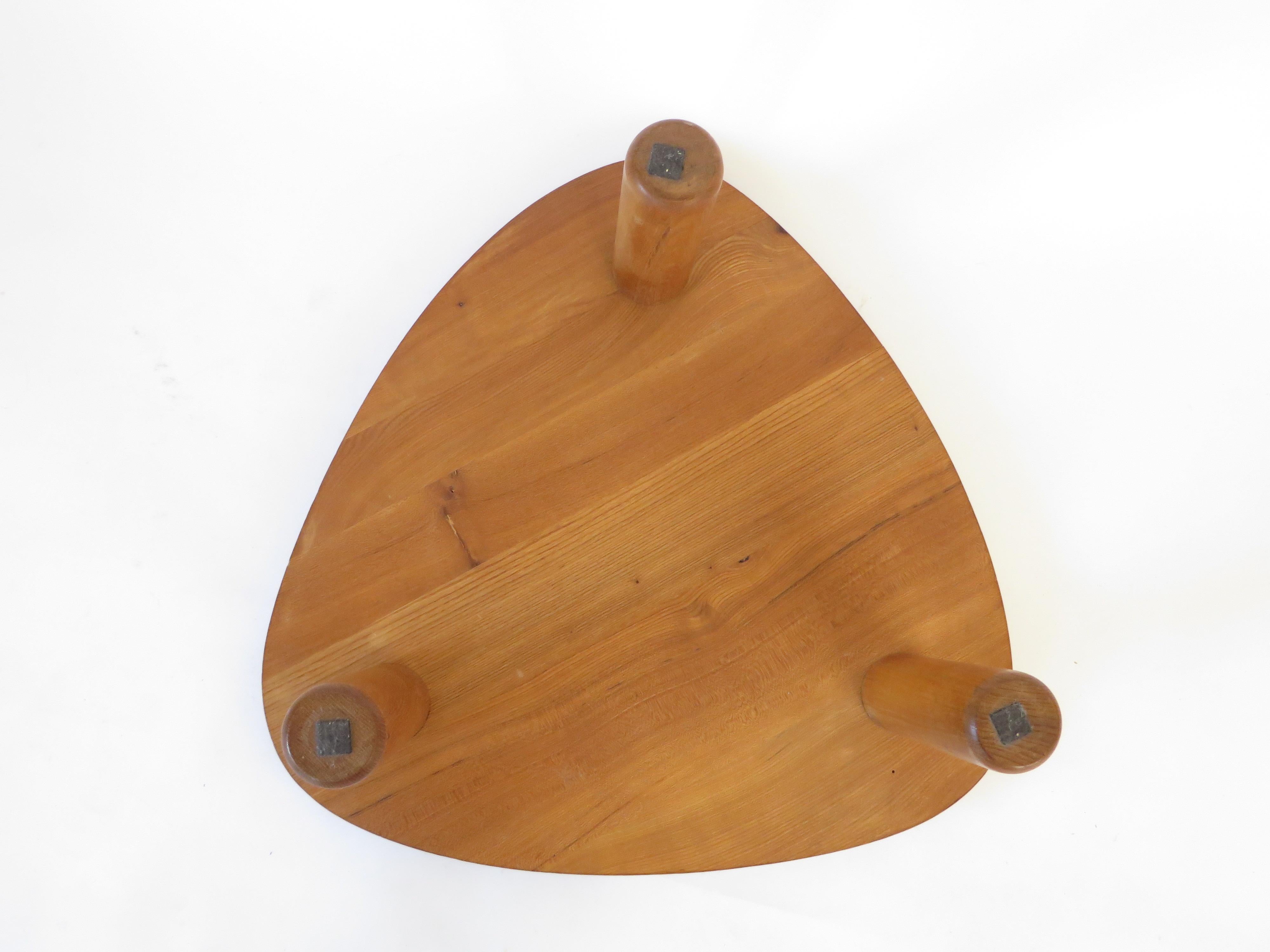 Pierre Chapo French Elm Wood Coffee Table Model T23 10