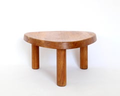 Pierre Chapo French Elm Wood Coffee Table Model T23 Vintage