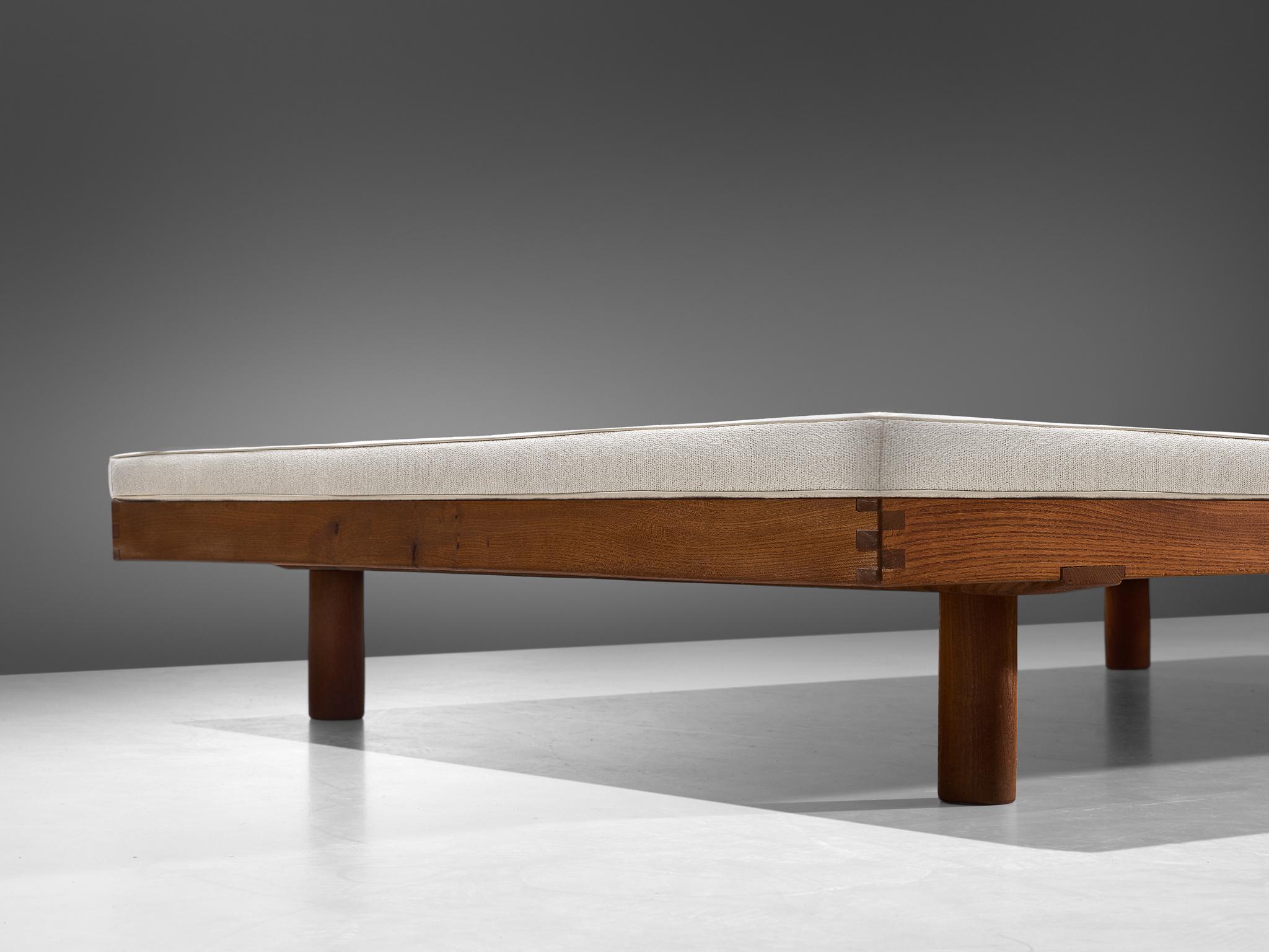 French Early Pierre Chapo “Godot” Daybed in Elm