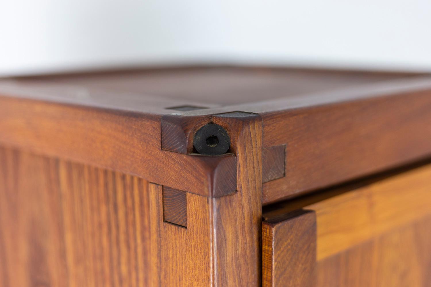 Pierre Chapo, High Storage Cabinet in Natural Elm, 1979 3