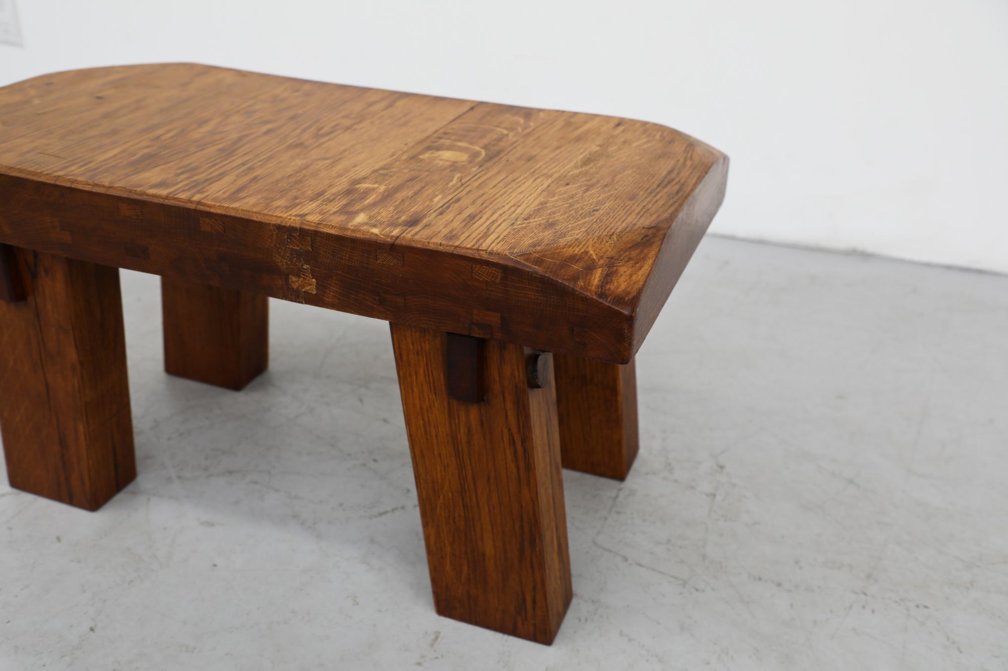 Pierre Chapo Inspired Baby Brutalist Side Table 4