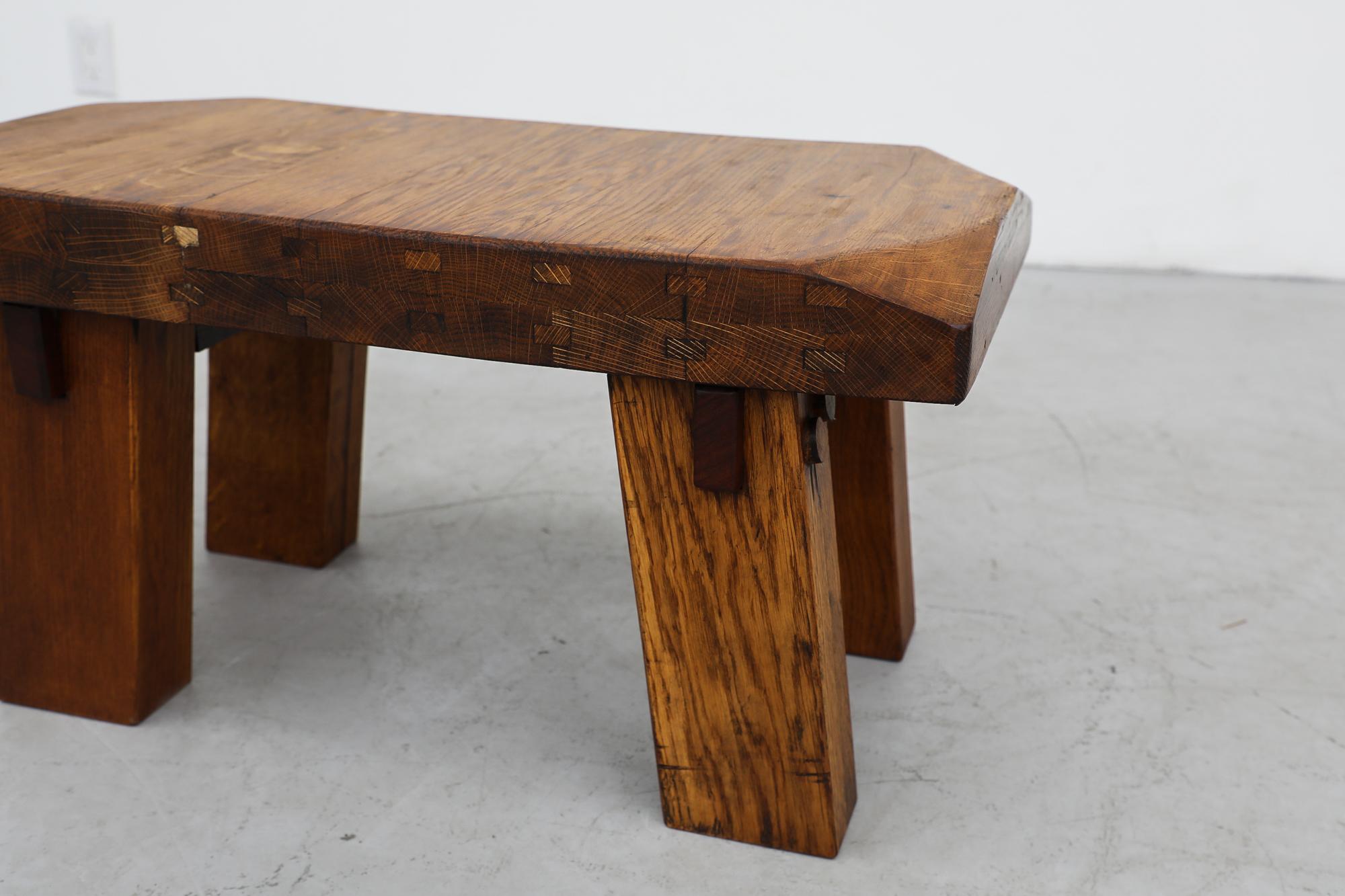 Pierre Chapo Inspired Baby Brutalist Side Table 7
