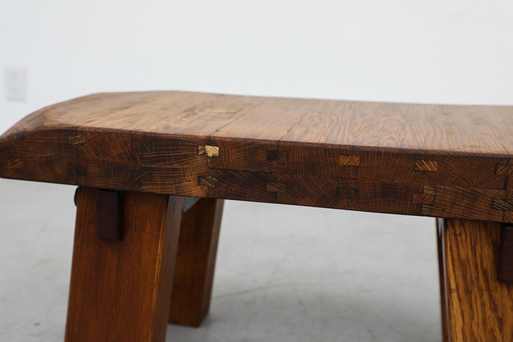 Pierre Chapo Inspired Baby Brutalist Side Table 10