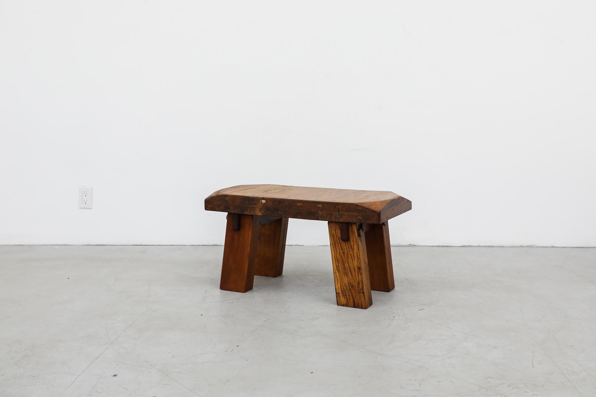 Dutch Pierre Chapo Inspired Baby Brutalist Side Table