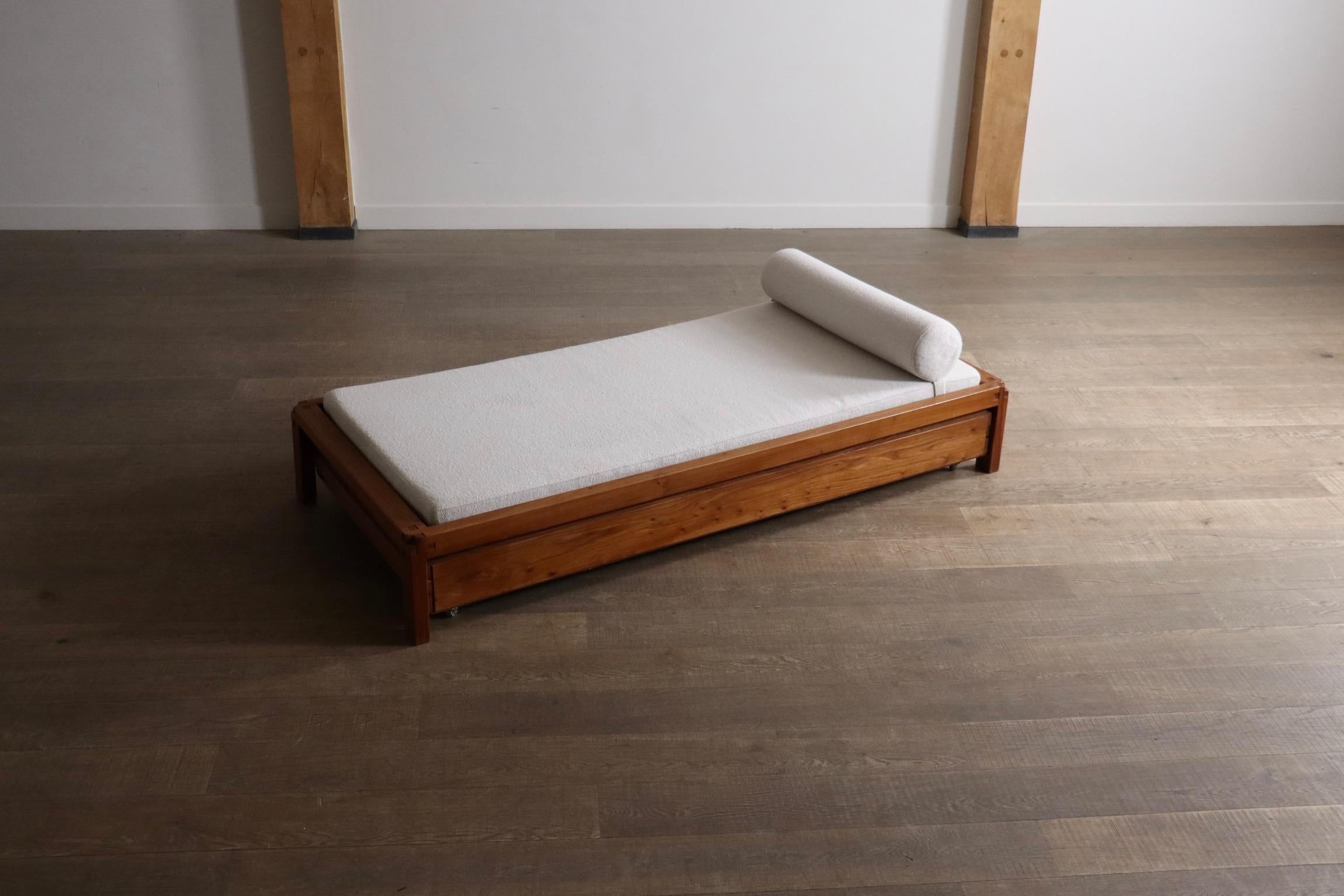 Pierre Chapo L03 Liege aus massivem Ulmenholz, Frankreich 1960er Jahre im Angebot 2