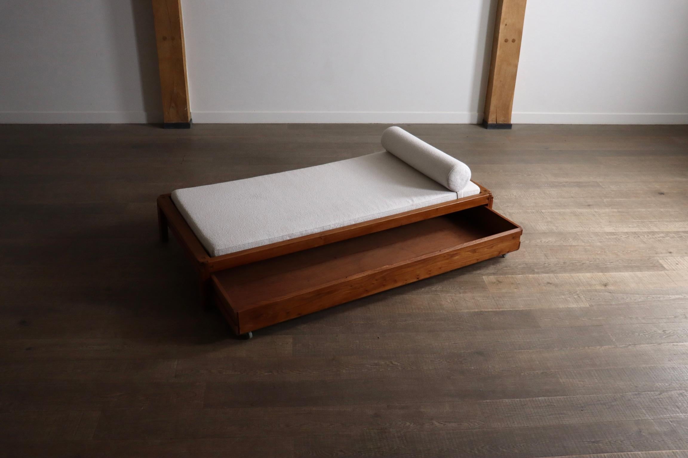 Pierre Chapo L03 Liege aus massivem Ulmenholz, Frankreich 1960er Jahre im Angebot 3