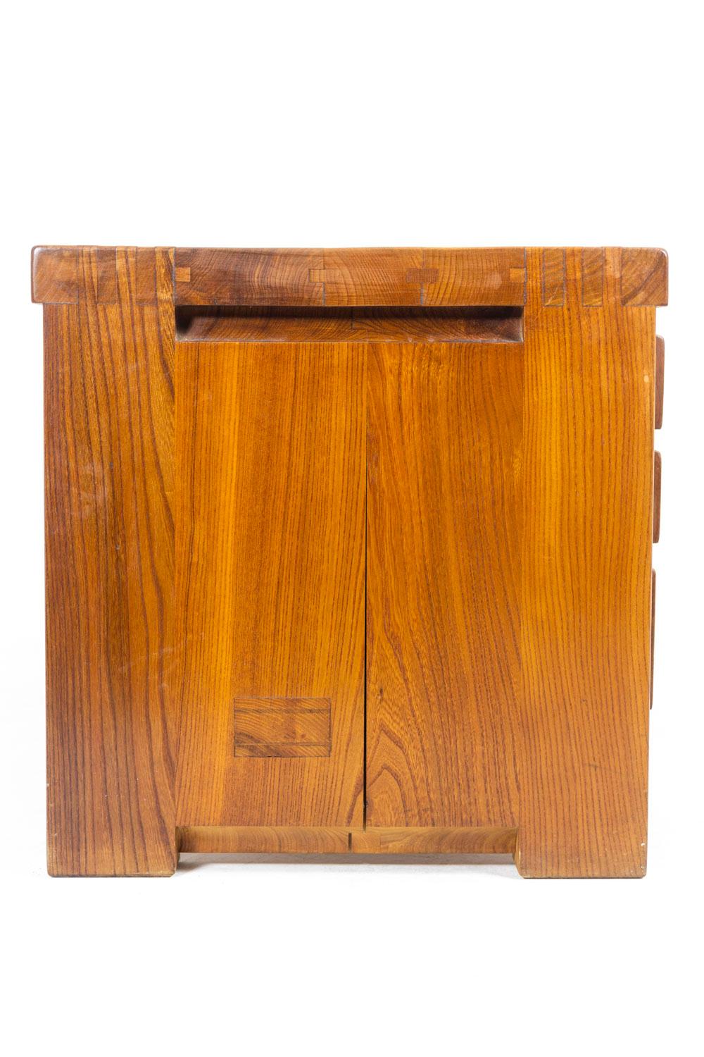 Pierre Chapo, Low Cabinet in Natural Elm, 1976 4