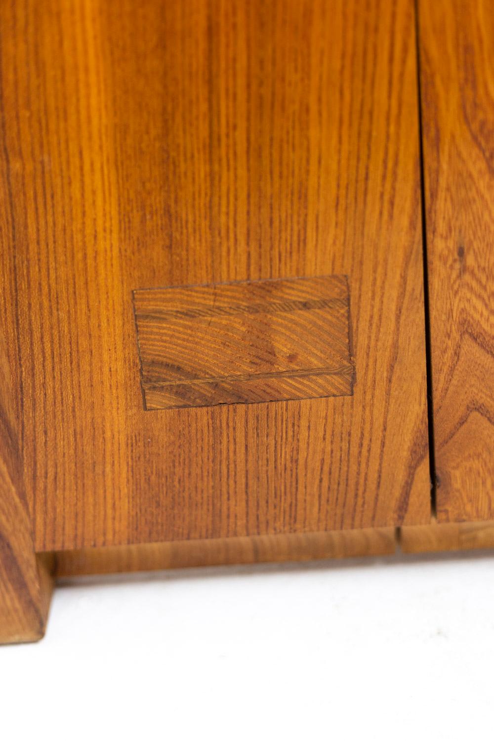 Pierre Chapo, Low Cabinet in Natural Elm, 1976 1