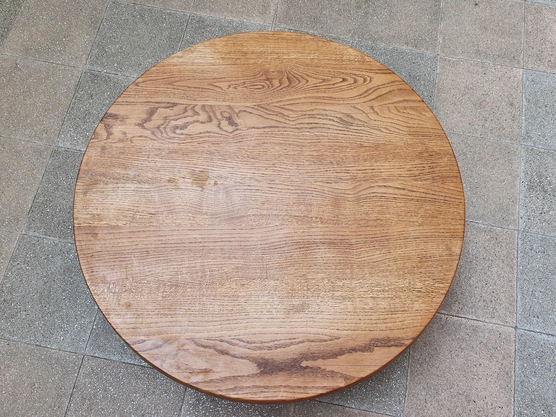 Wood Pierre Chapo Massive Elm Table 