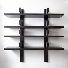 Pierre Chapo Mid-Century Modern Special Edition in Black B17 Book Shelve