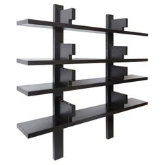Pierre Chapo Mid-Century Modern Special Edition in Black B17 Book Shelve
