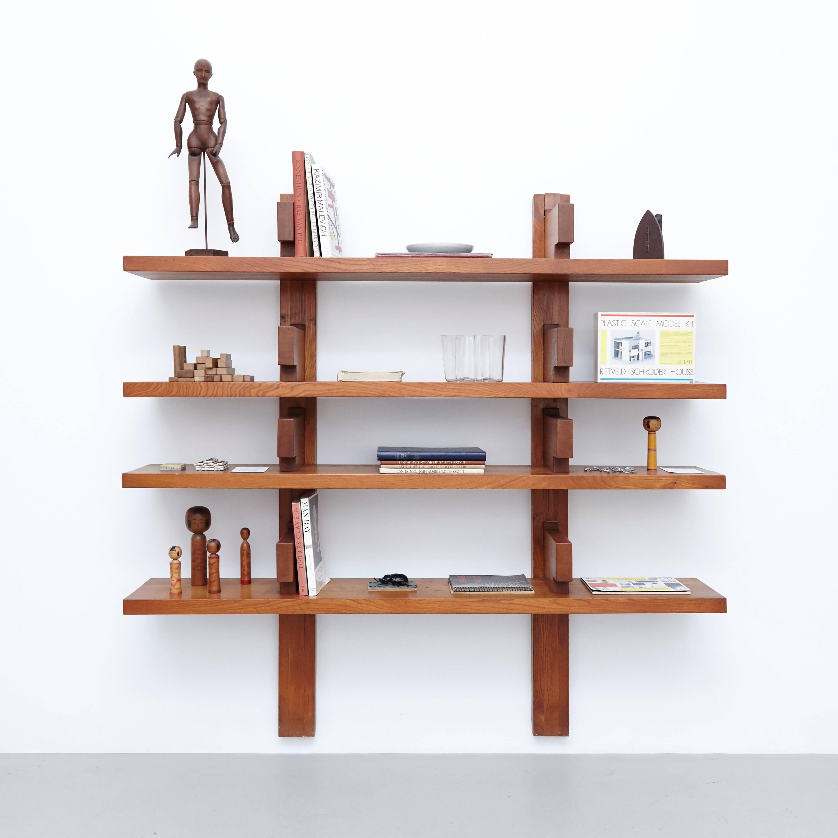 mid century wall shelf