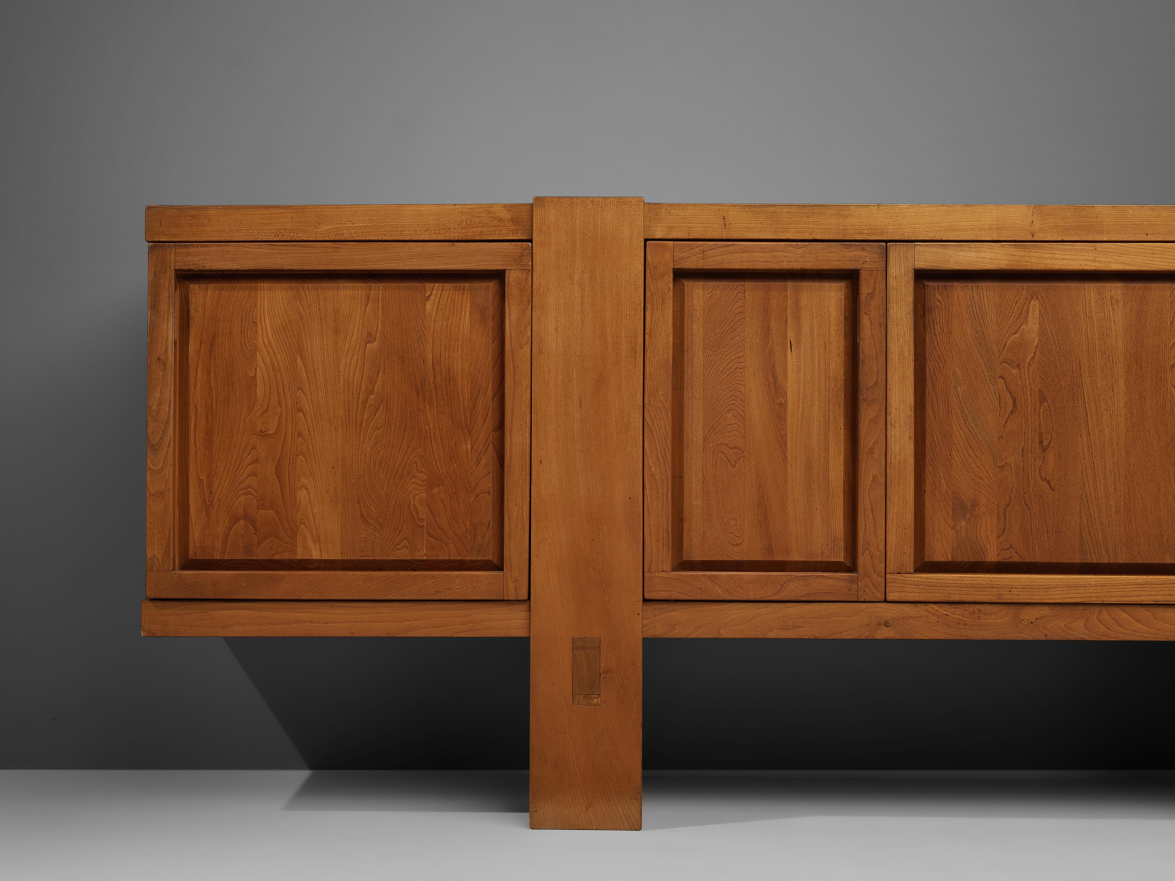 Pierre Chapo Model 'R16' Sideboard in Solid Elm 6