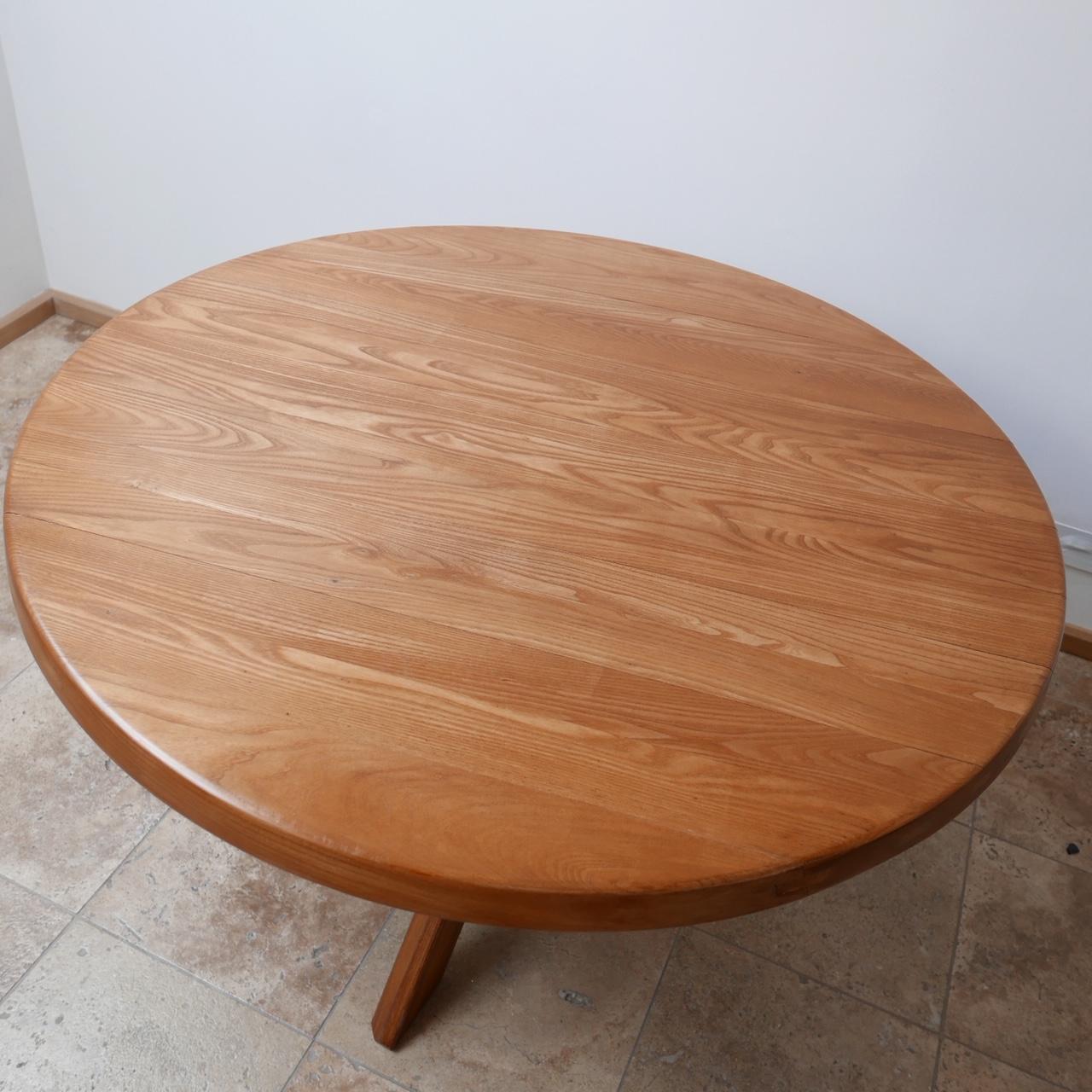 Pierre Chapo Model T21 French Elm Dining Table 1