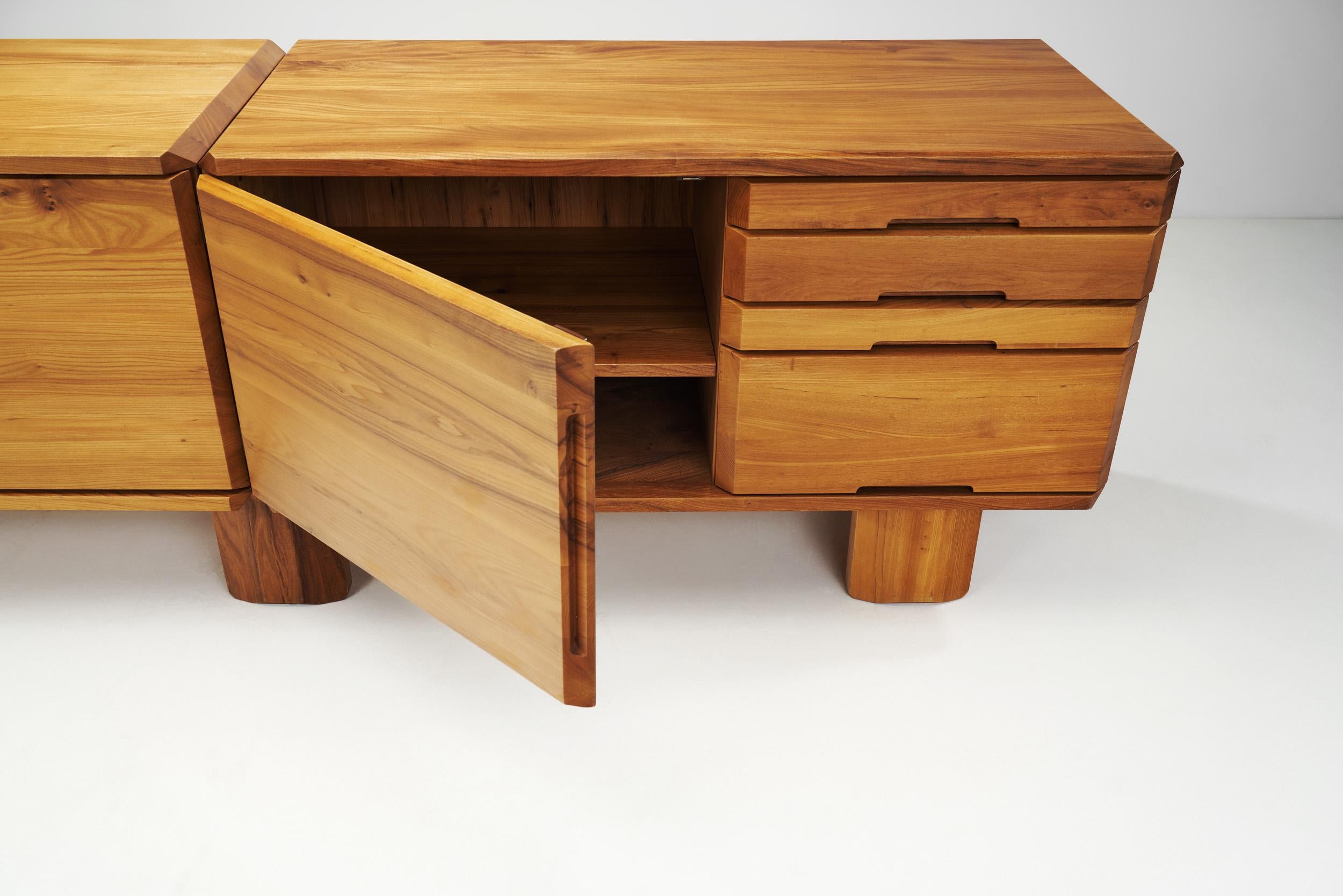 Modulares Sideboard R40 von Pierre Chapo aus Ulme, Frankreich, 1970er Jahre 7