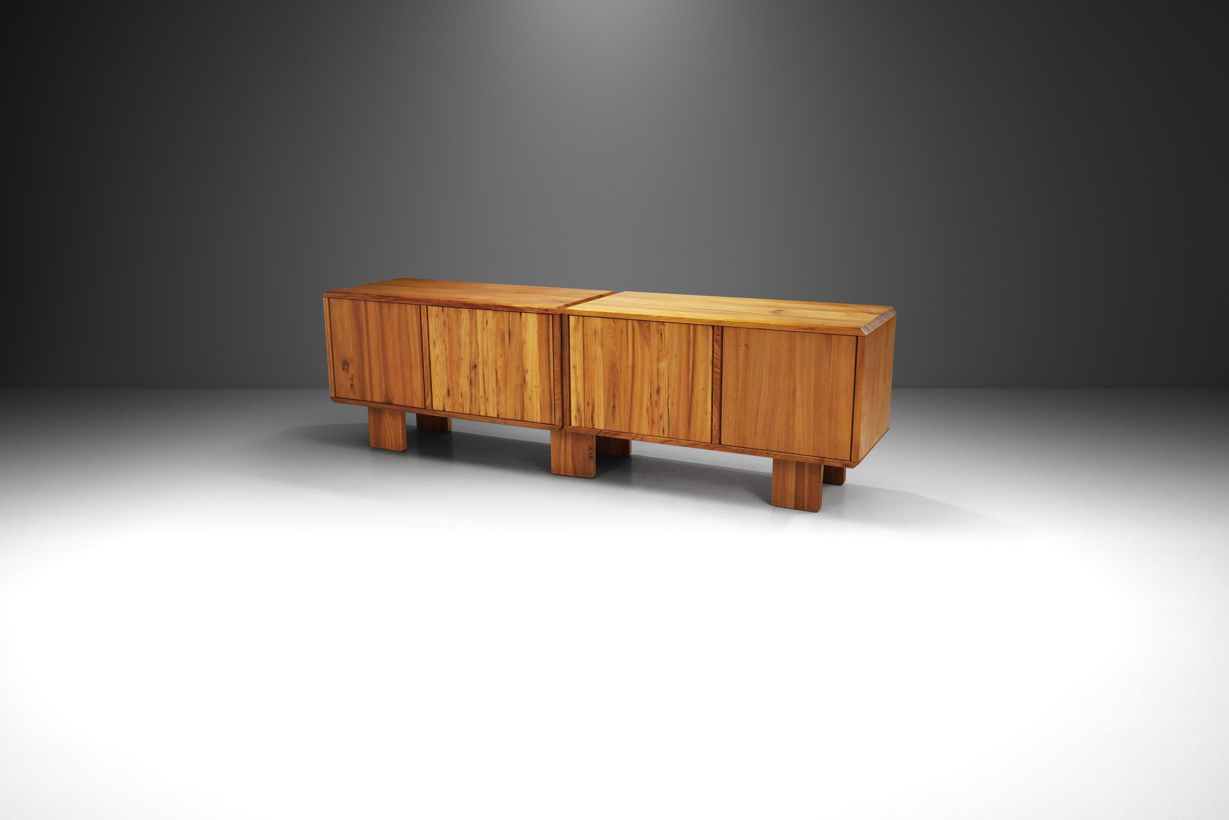 Modulares Sideboard R40 von Pierre Chapo aus Ulme, Frankreich, 1970er Jahre (Ende des 20. Jahrhunderts)