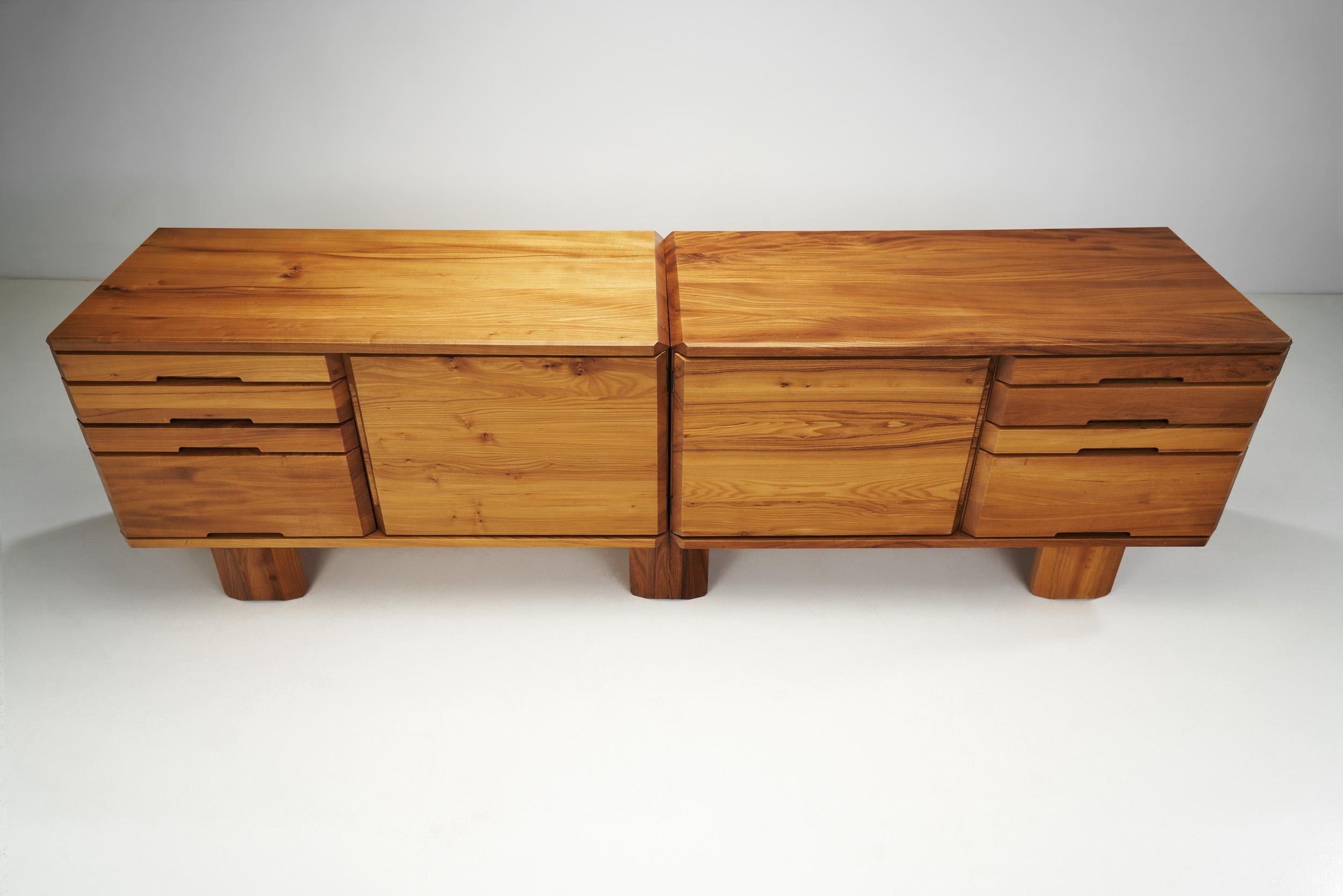 Modulares Sideboard R40 von Pierre Chapo aus Ulme, Frankreich, 1970er Jahre 2