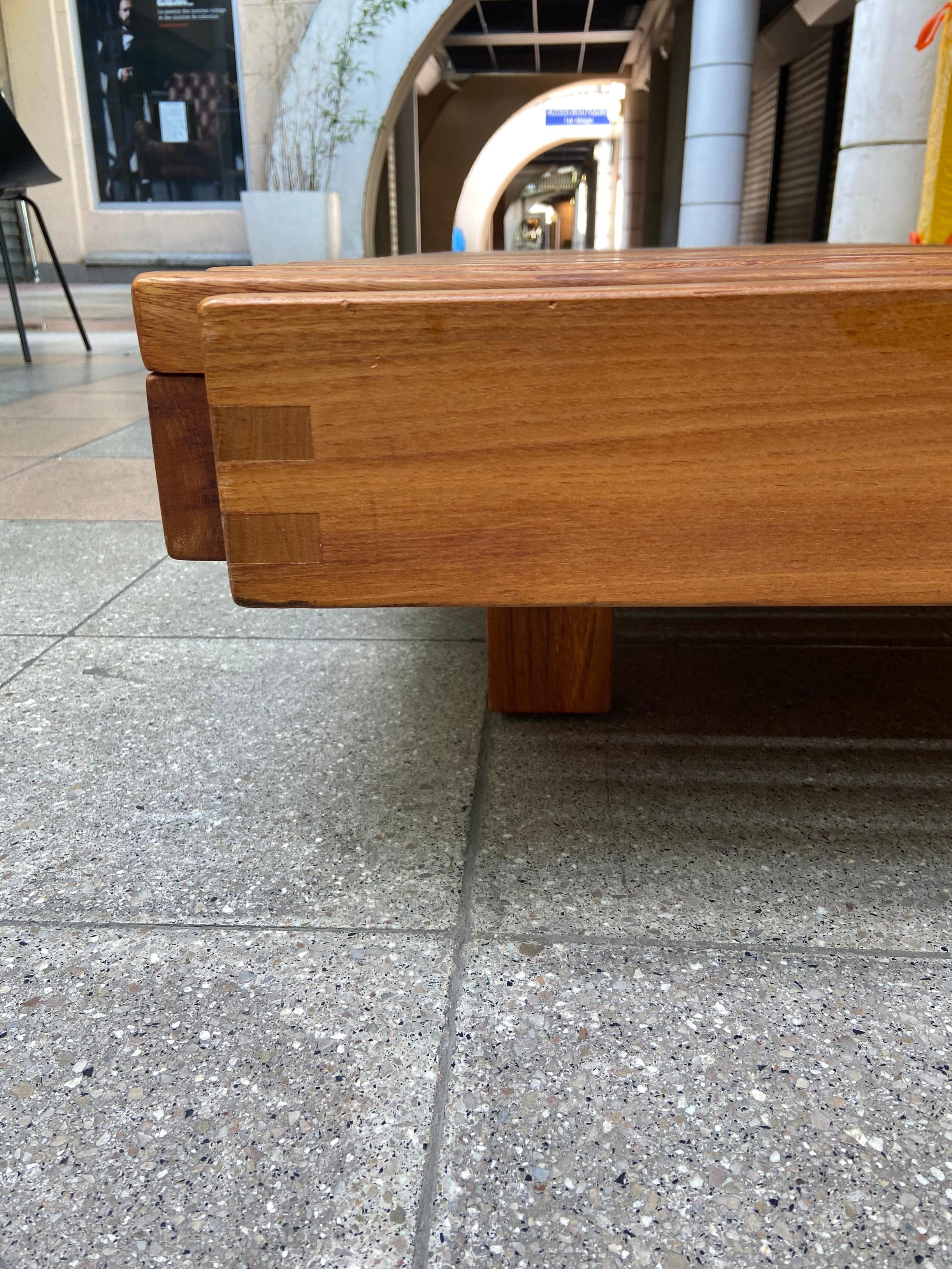 Bohemian Pierre Chapo, Pull-Out Bench T07, 1975