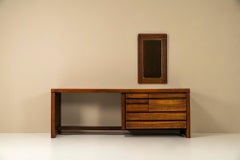 Pierre Chapo 'R05' Dressing Table in Walnut, France 1960s