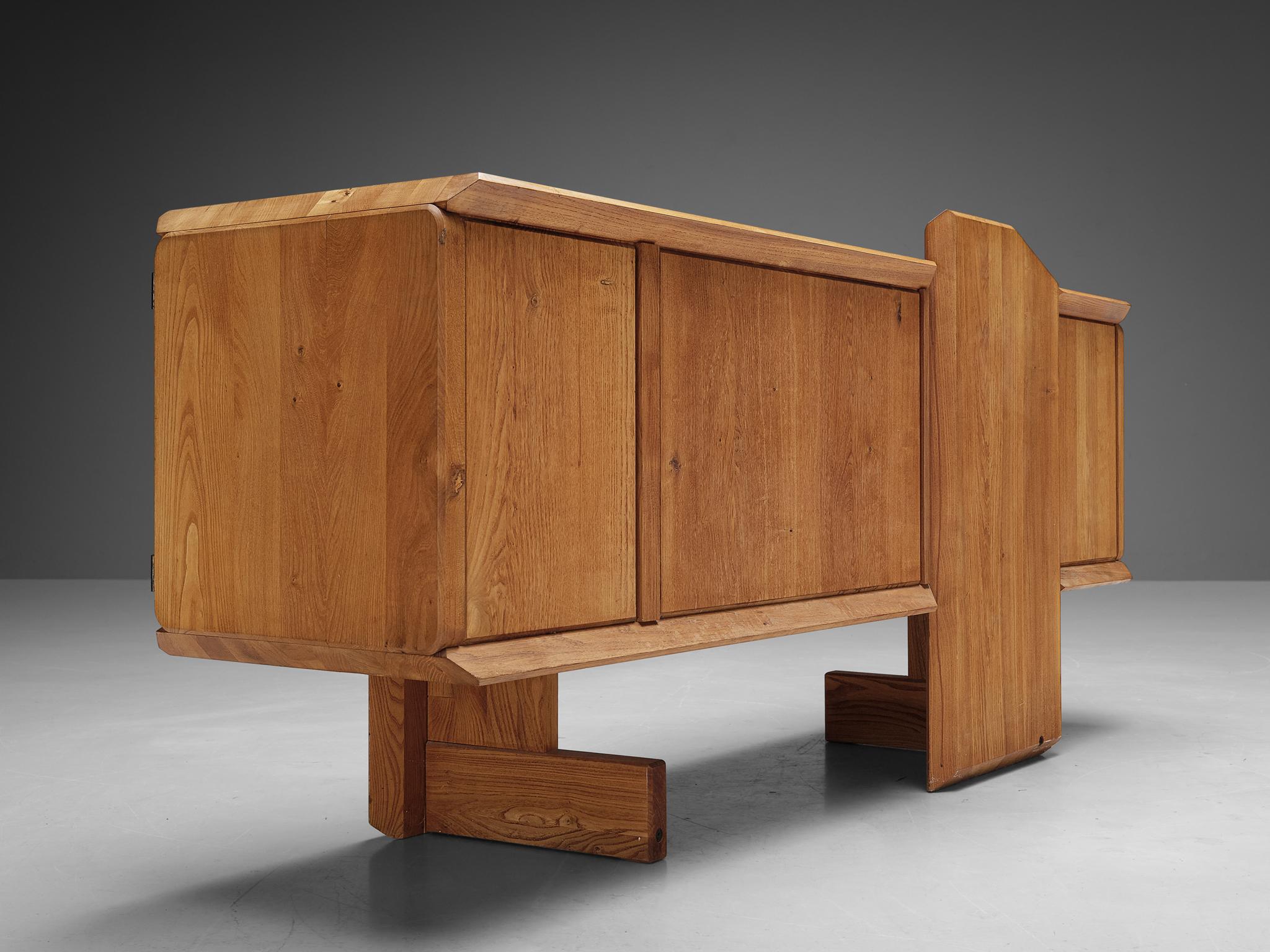 Early Pierre Chapo 'R28' Sideboard in Solid Elm 3