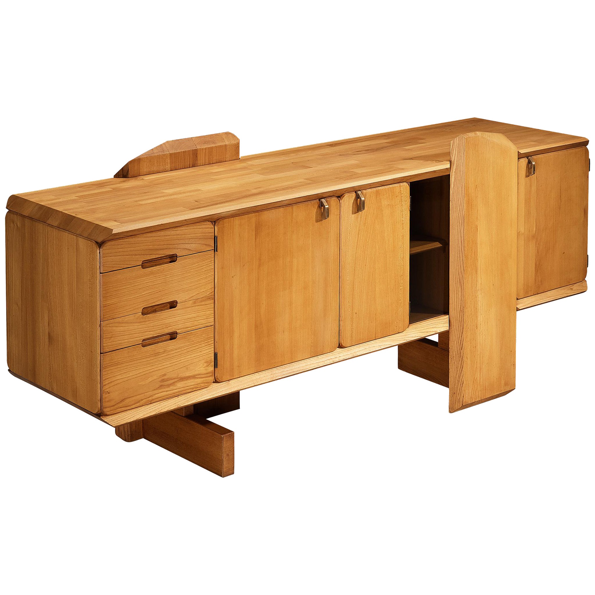 Pierre Chapo 
R28
 Sideboard in Solid Elm For Sale