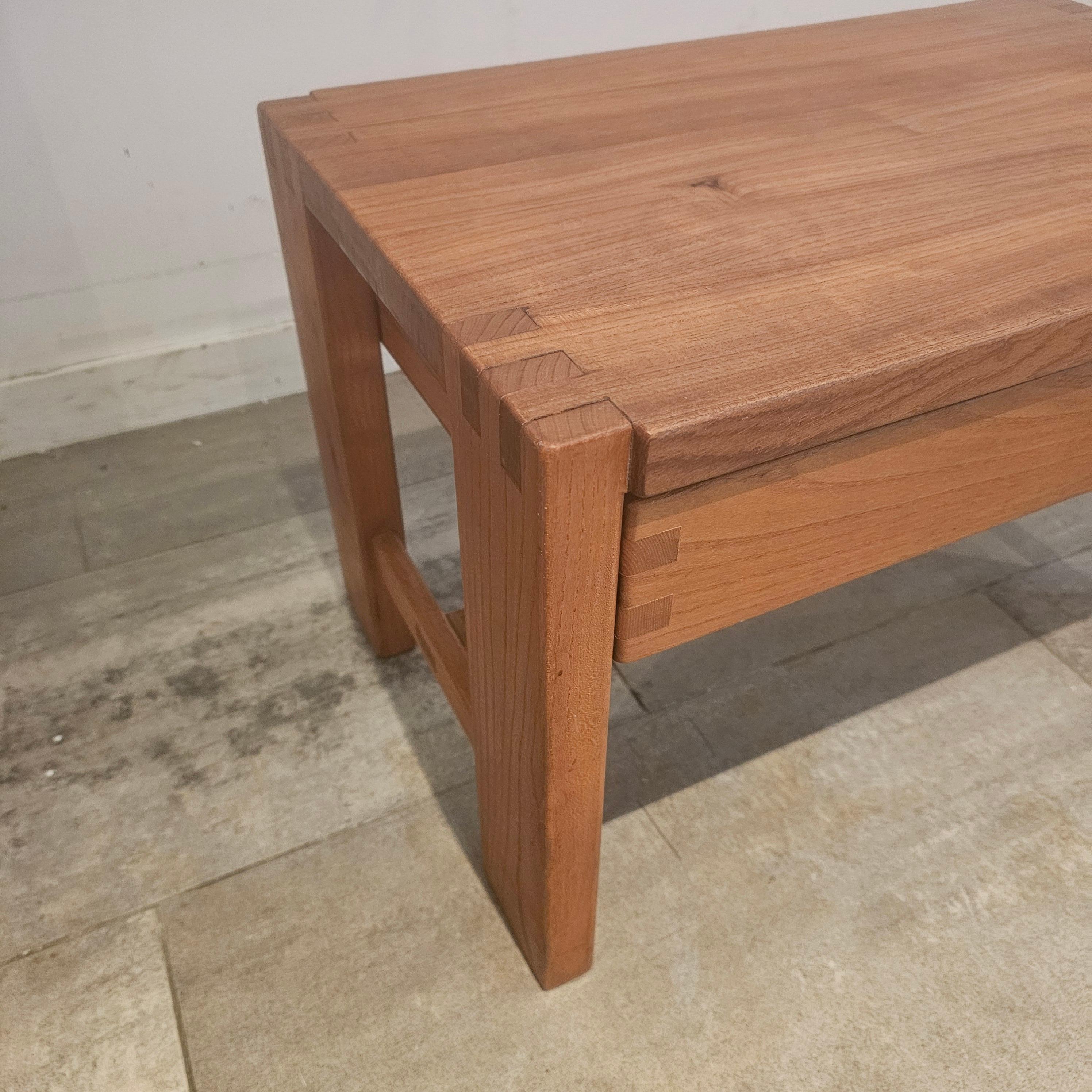 Pierre Chapo Rare Nightstand, bedside model T07 In Fair Condition For Sale In Waasmunster, BE