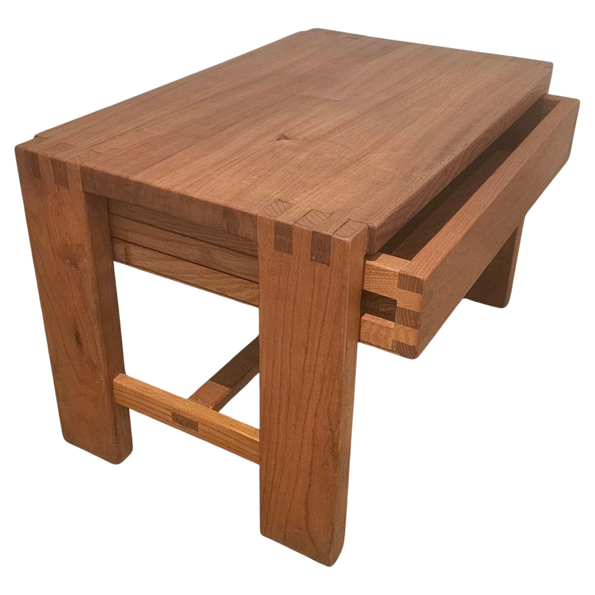 Pierre Chapo Rare Nightstand, bedside model T07