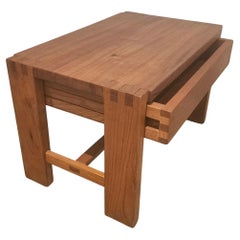 Seltener Nachttisch von Pierre Chapo, Nachttisch Modell T07