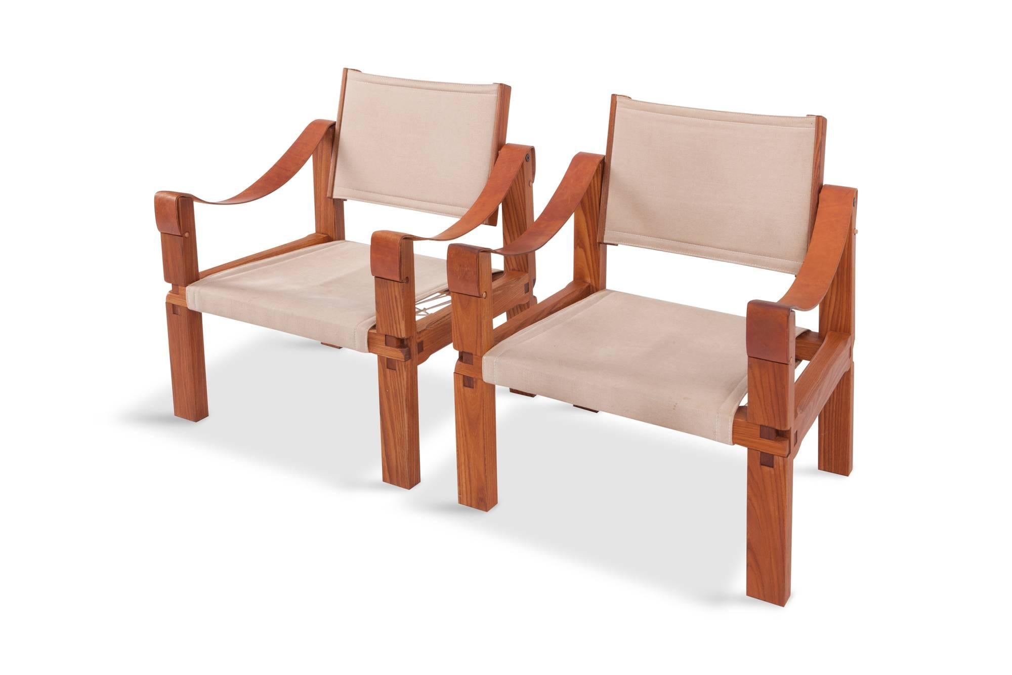 Pierre Chapo Rare Set of S10 Armchairs in French Elm, 1964 1