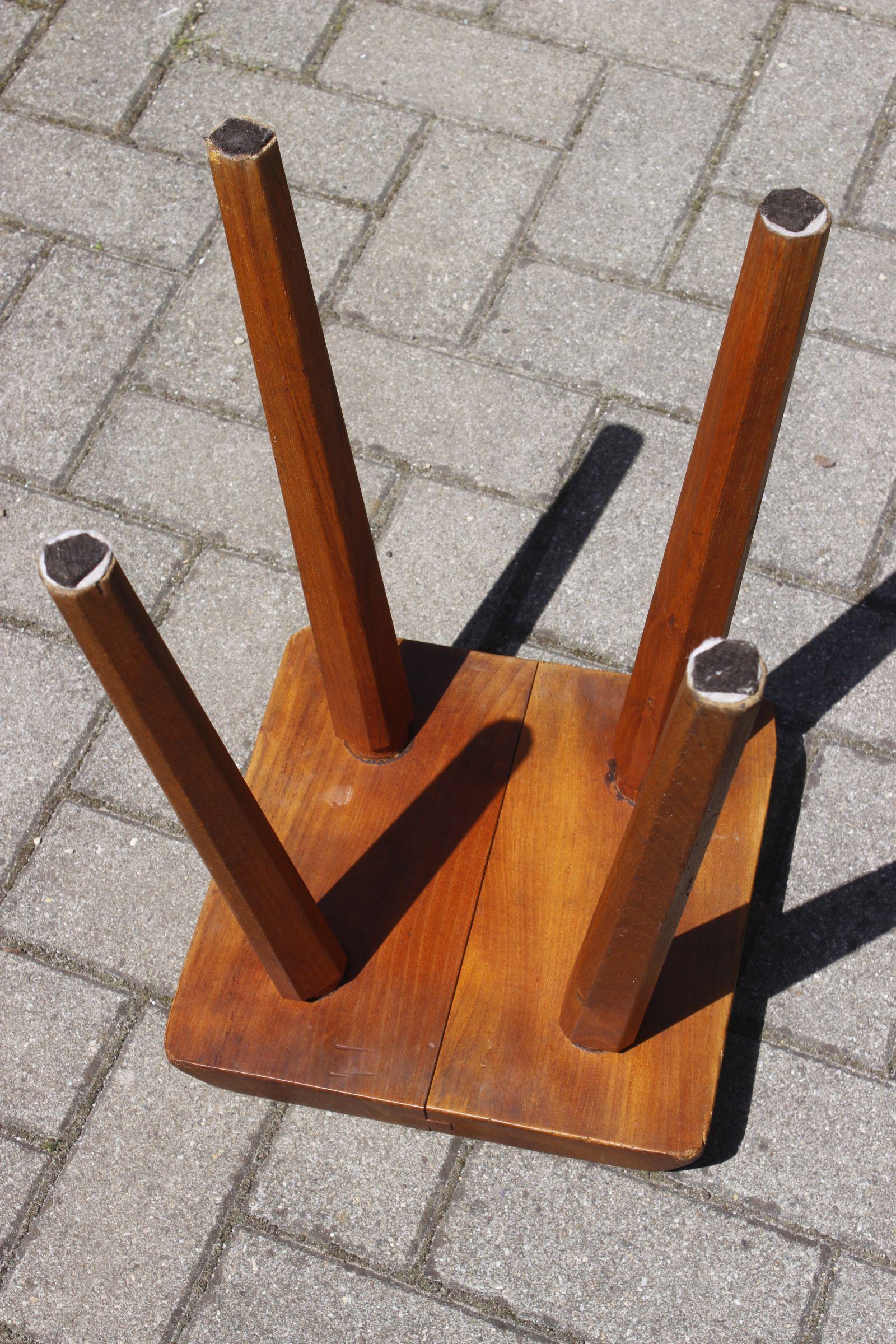 Pierre Chapo S01 Elm Stool, France 1960s 7
