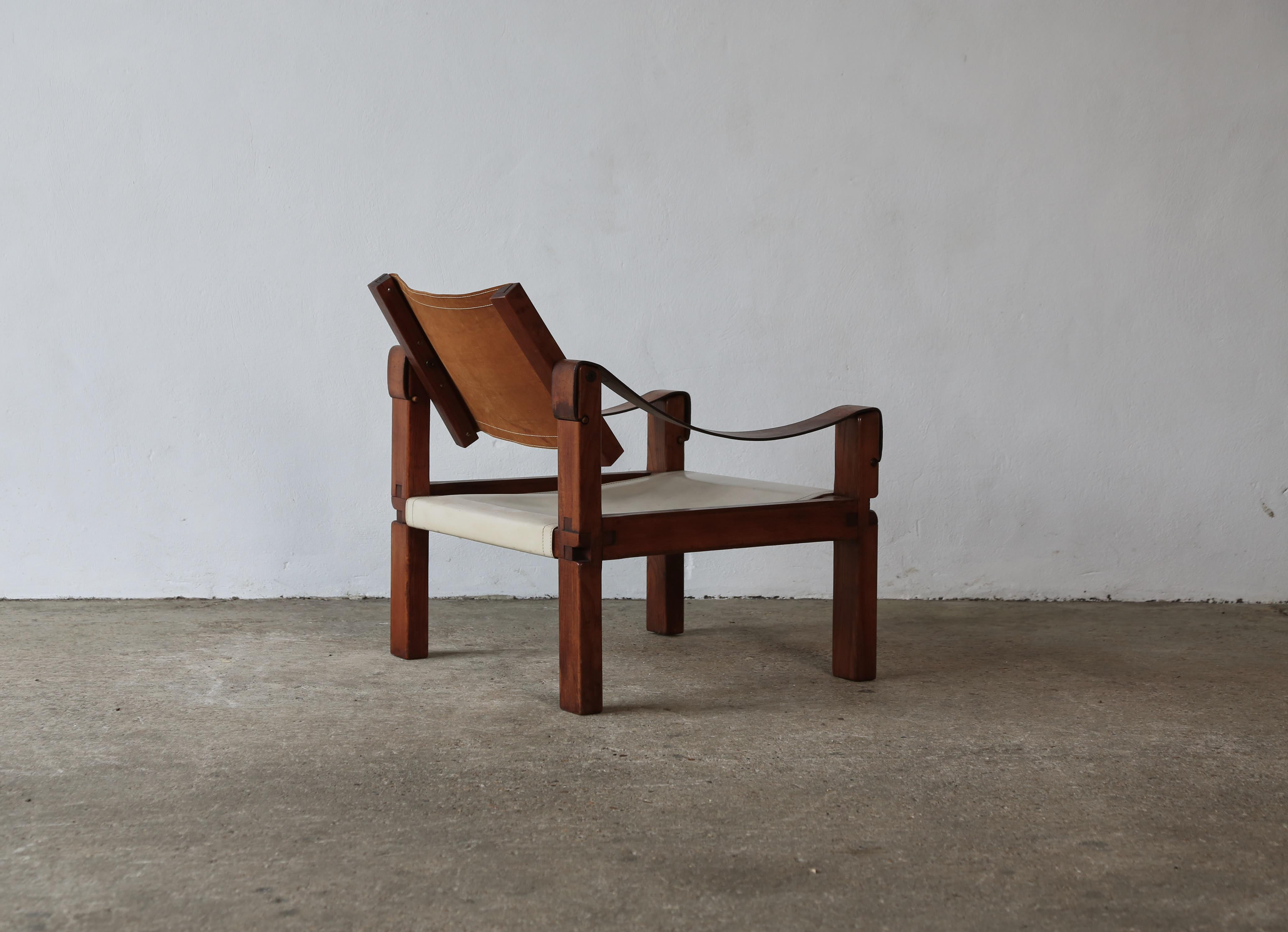 Mid-Century Modern Pierre Chapo S10 Lounge Chair, France, 1960s For Sale