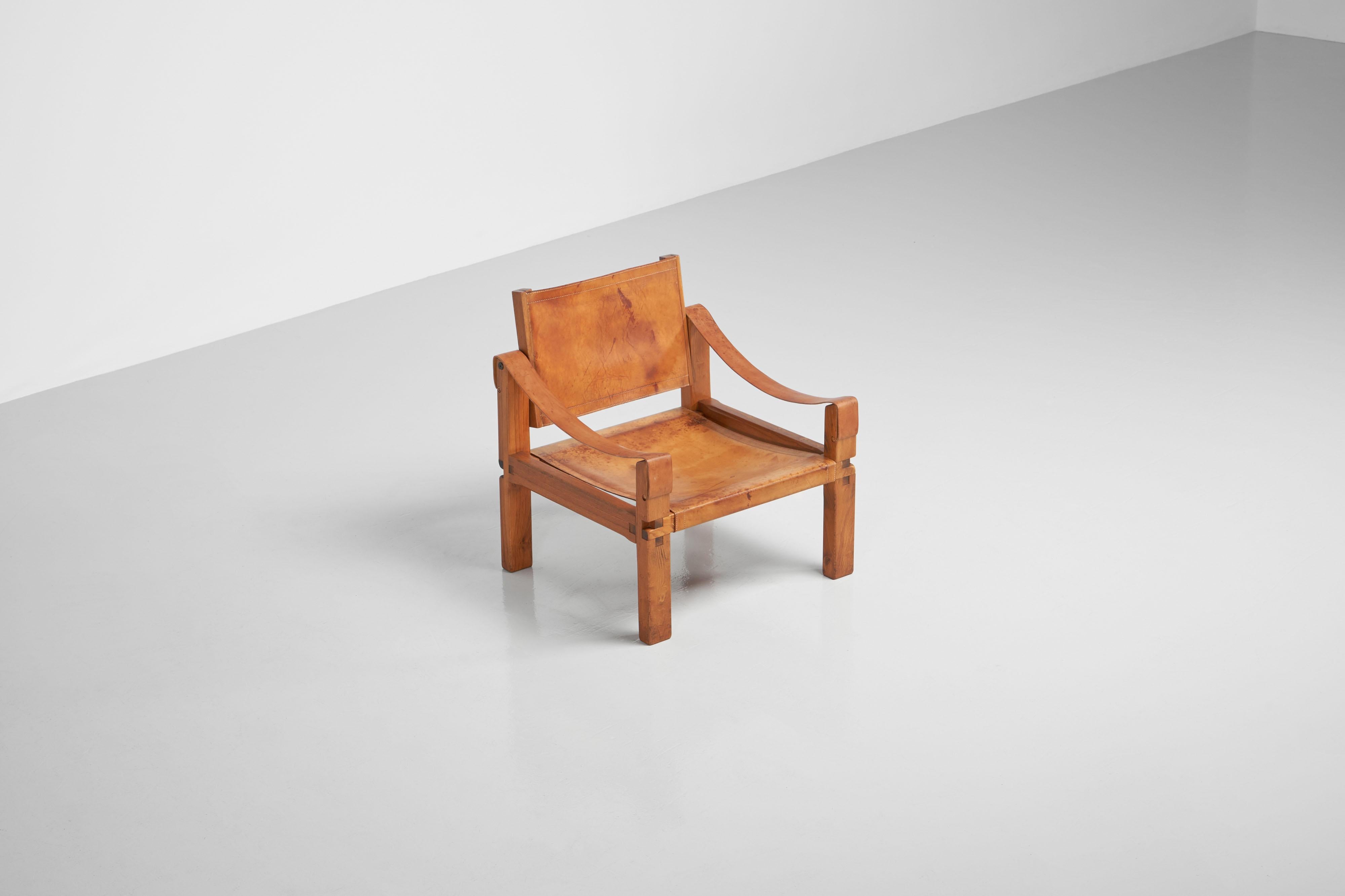 French Pierre Chapo S10 Lounge Chair, France, 1964