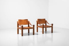 Pierre Chapo S10 Lounge Chairs France, 1964