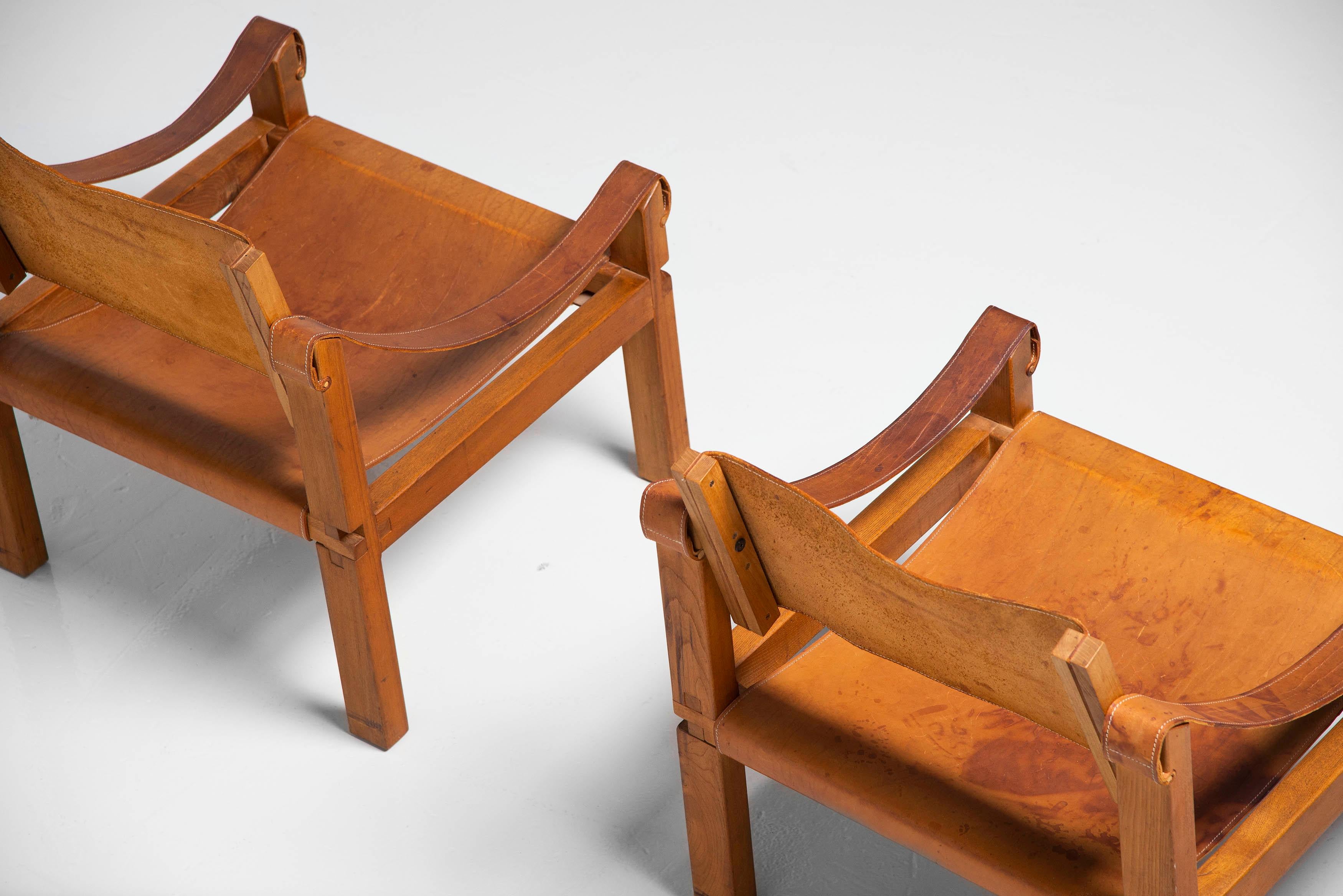 Pierre Chapo S10 Lounge Chairs France, 1964 1