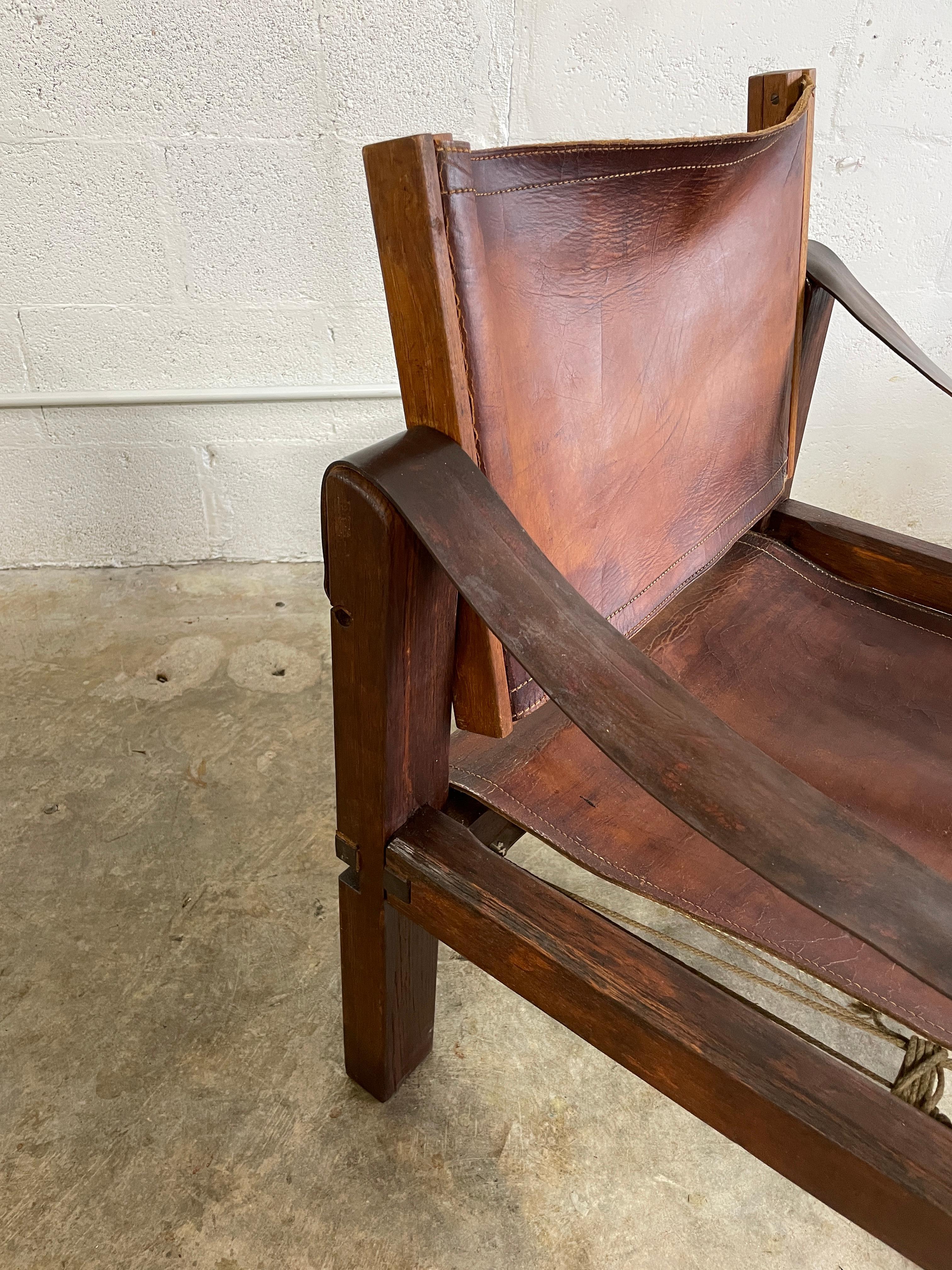 Pierre Chapo S10 Lounge Safari Chair For Sale 1