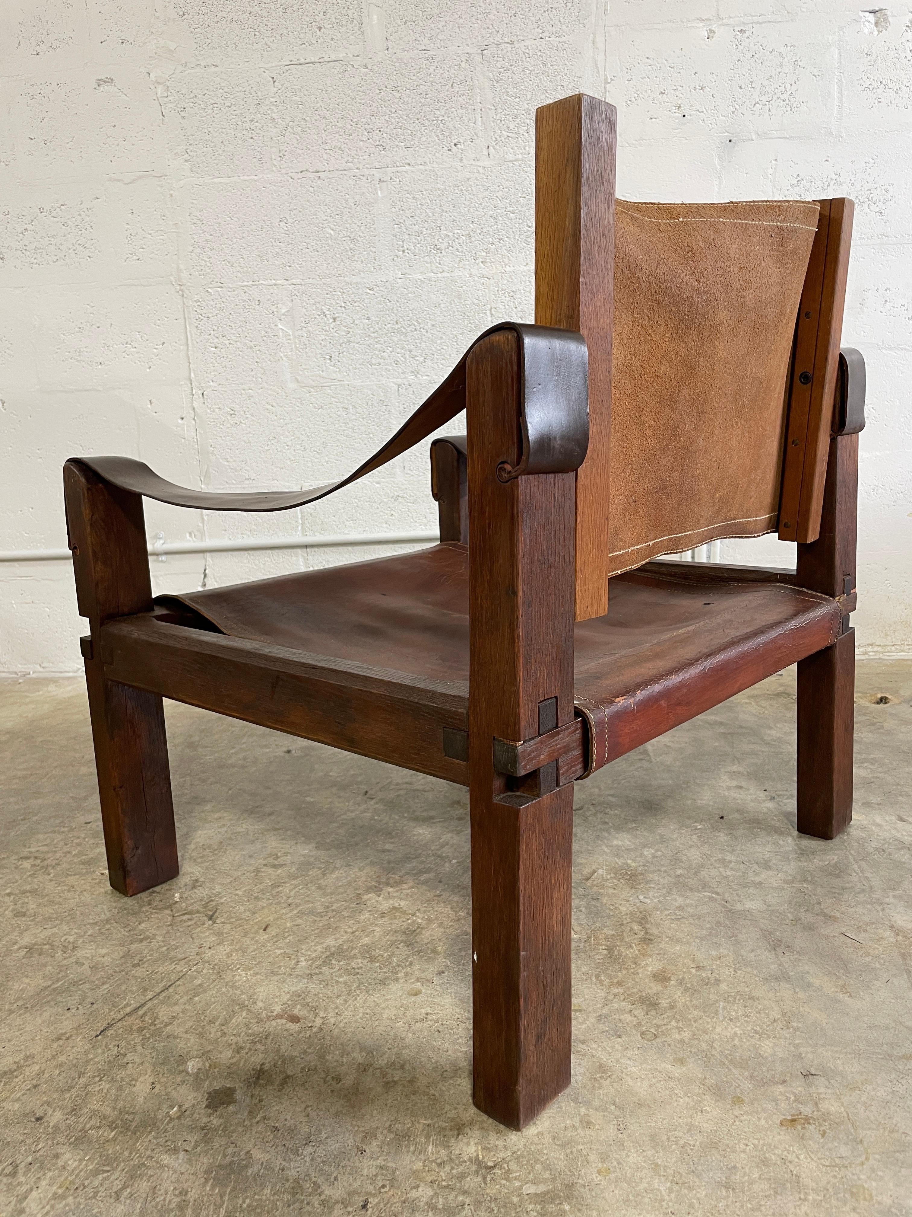 Pierre Chapo S10 Lounge Safari Chair For Sale 2