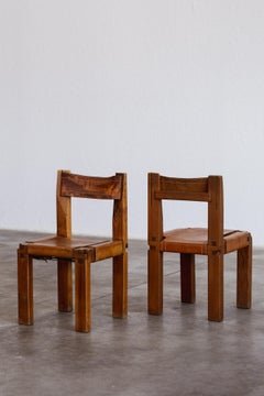 Pierre Chapo “S11” Dining Chairs for Atelier Pierre Chapo, 1966, Set of 2