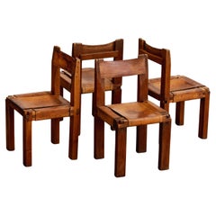 Sedie da pranzo "S11" di Pierre Chapo per Atelier A, 1966, Set di 4