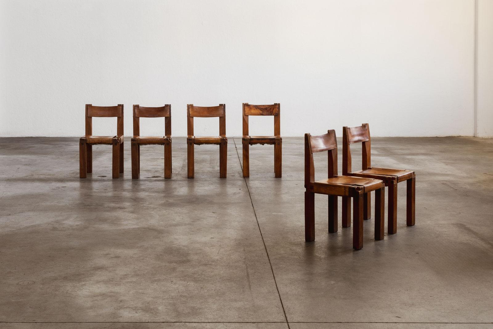 Metà XX secolo Sedie da pranzo 