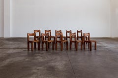 Pierre Chapo “S11” Dining Chairs for Atelier Pierre Chapo, 1966, Set of 10