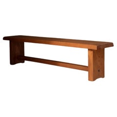 Pierre Chapo S14 Bench, Elmwood, Circa 1960s, France