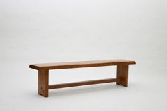 Pierre Chapo, 'S14B' Bench, Elm, circa 1960