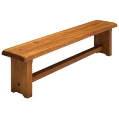Pierre Chapo 
S14B
 Bench in Solid Elm