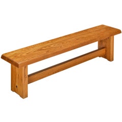 Pierre Chapo 'S14B' Bench in Solid Elm
