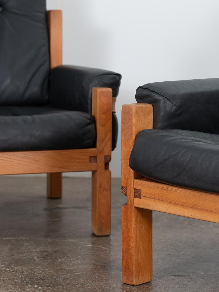 Pierre Chapo S15 Lounge Chairs 5