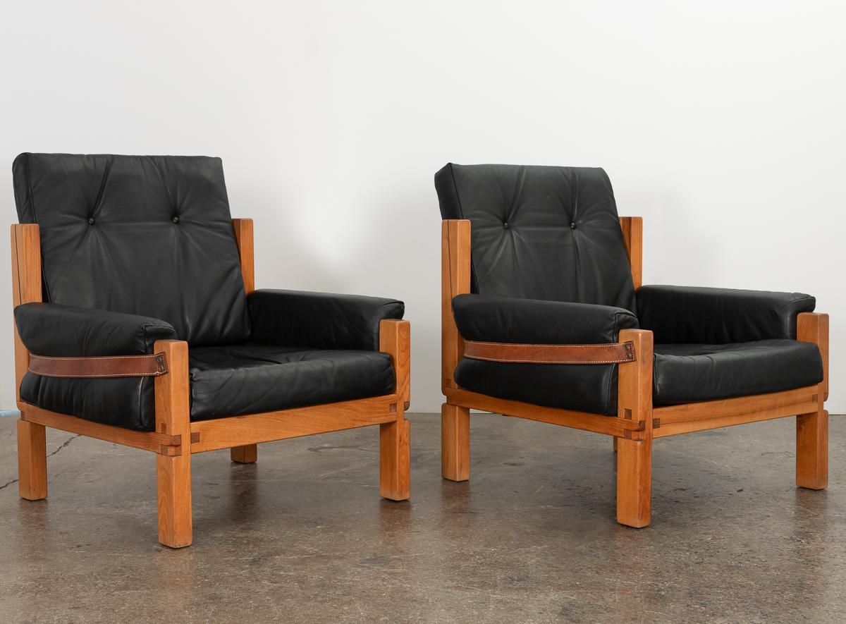 Elm Pierre Chapo S15 Lounge Chairs