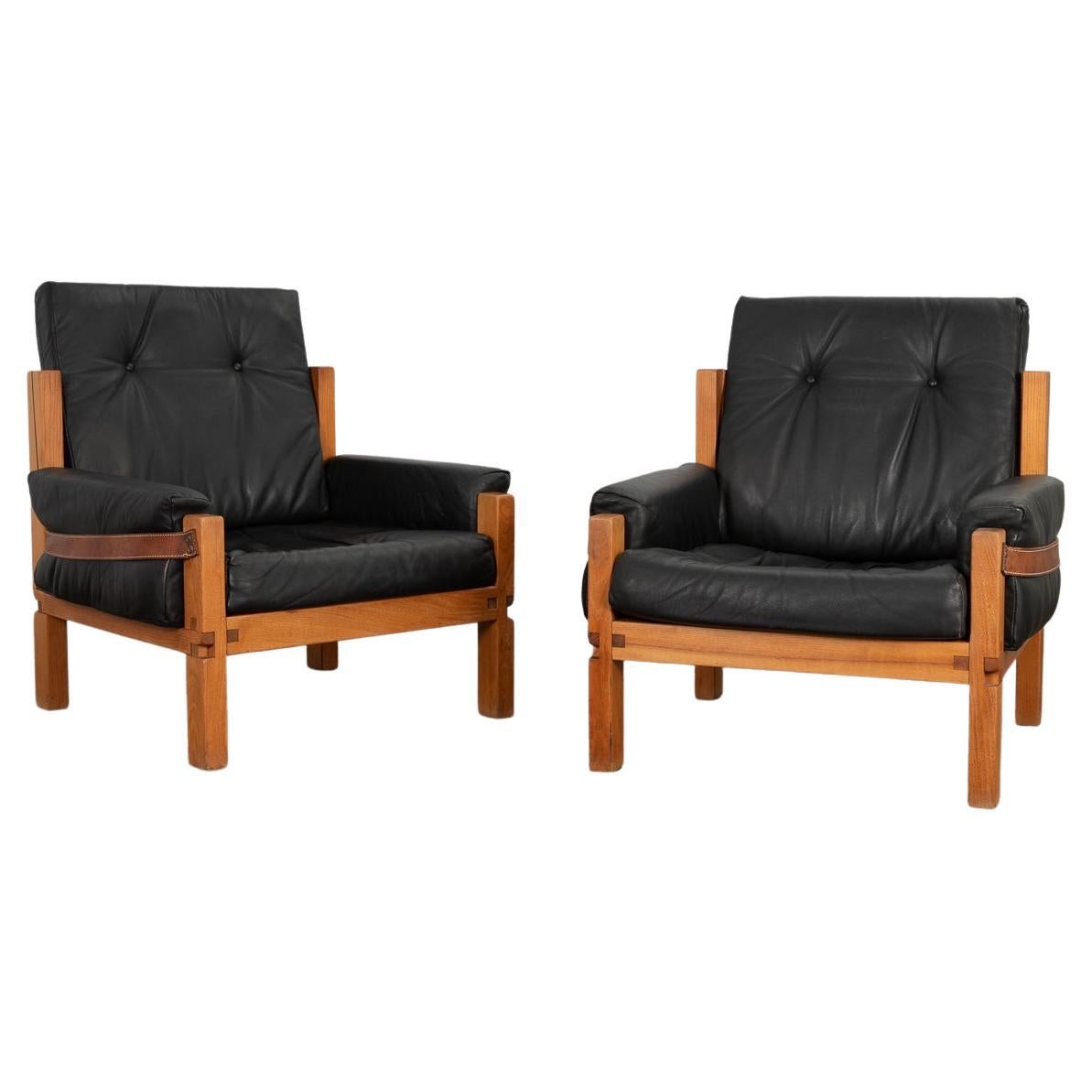 Pierre Chapo S15 Lounge Chairs