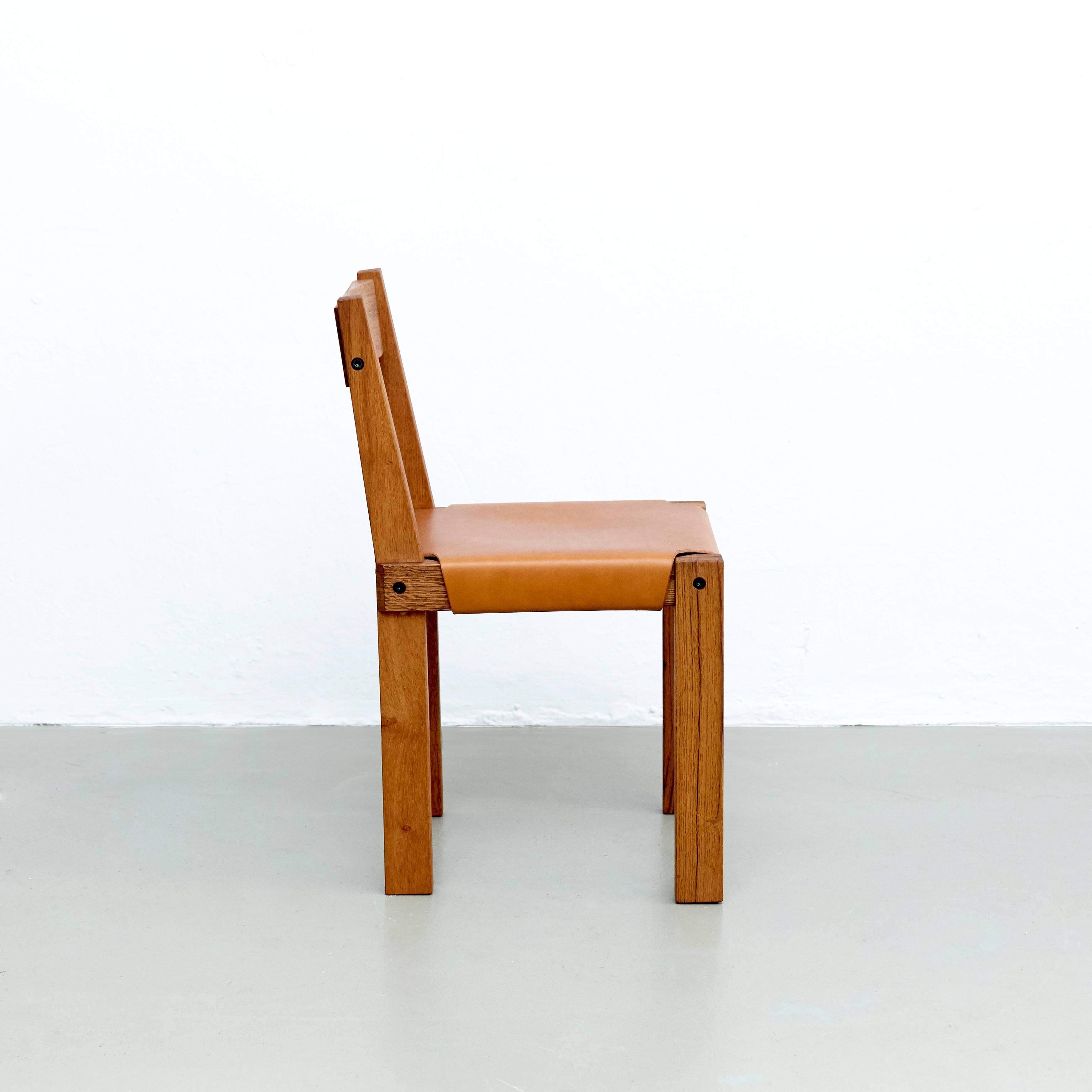 French Pierre Chapo S24 Chair